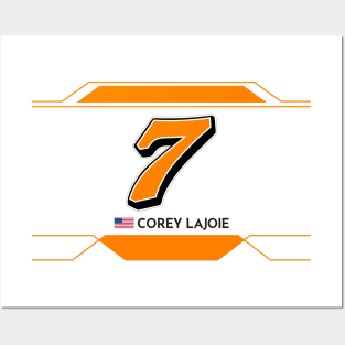 Corey LaJoie #7 2023 NASCAR Design Posters and Art